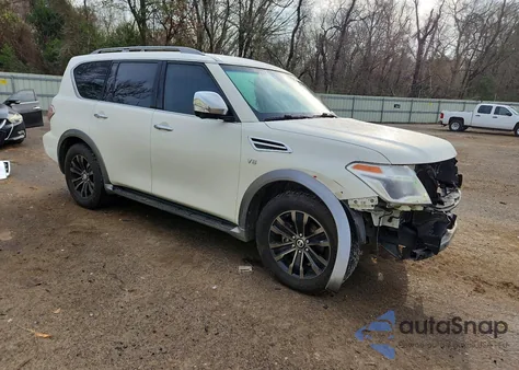 2017 Nissan Armada Platinum z USA, uszkodzony, nr VIN JN8AY2NF0H9301076